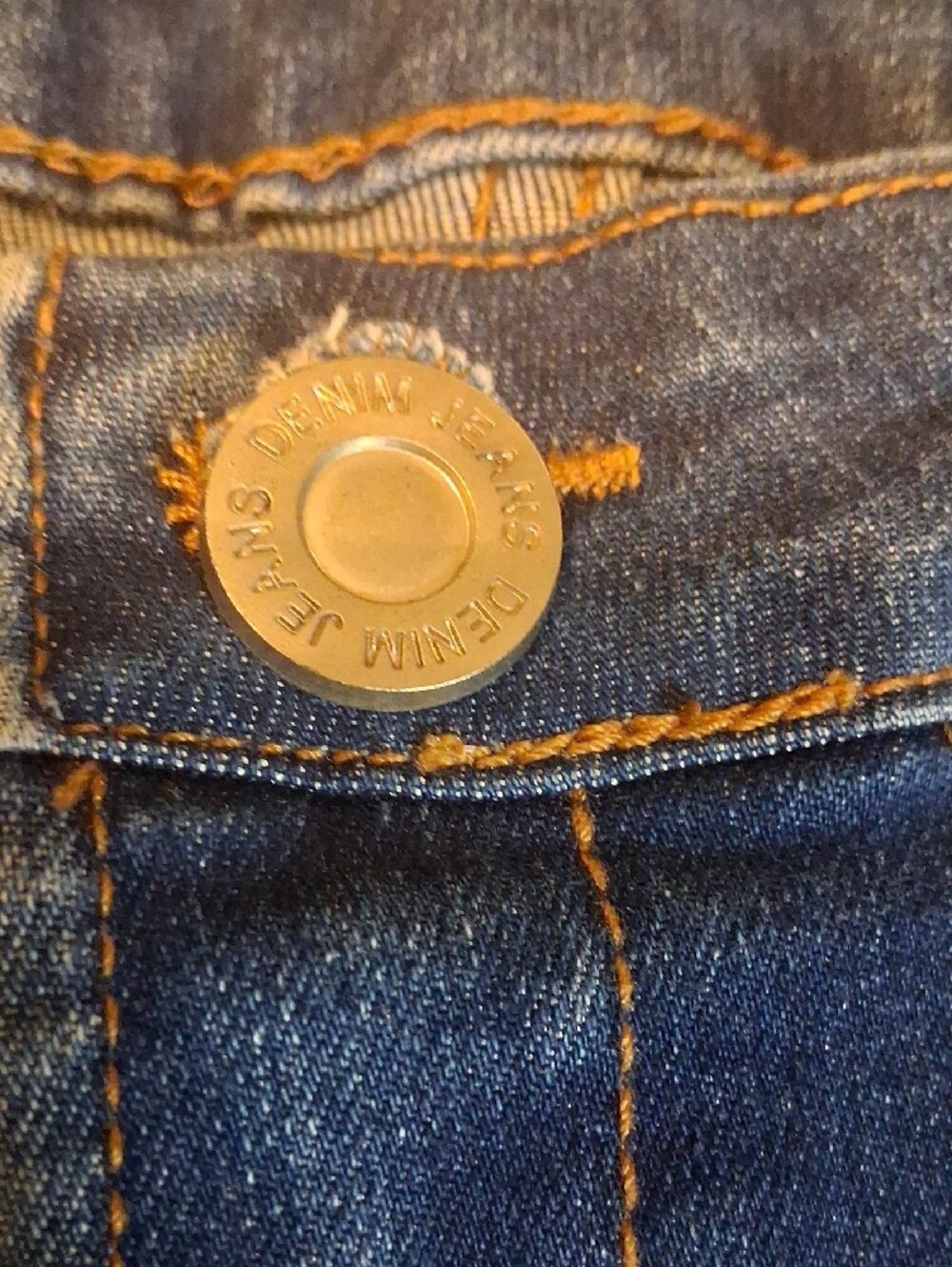 Dark Blue Denim Fold-Trim Women's Shorts - Picture 2 of 14